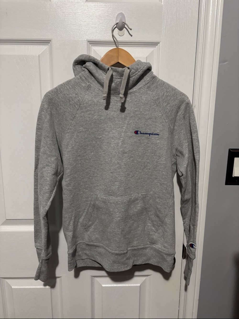 Champion Light Gray Pullover Hoodie